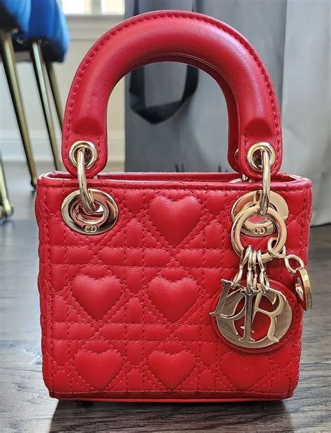 lady dior hearts|Lady Dior bag price list.